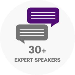 30+ expert speakers